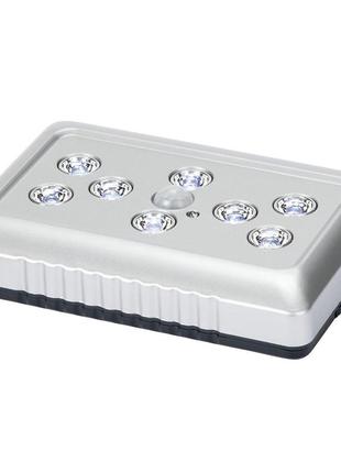 Светодиодный светильник livarno lux с датчиком движения (8 светодиодов)