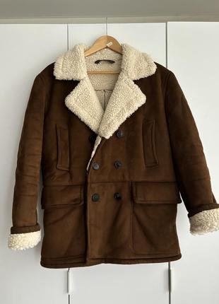 Дубленка мужская zara m