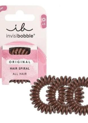 Резинка-браслет для волос invisibobble original pretzel brown