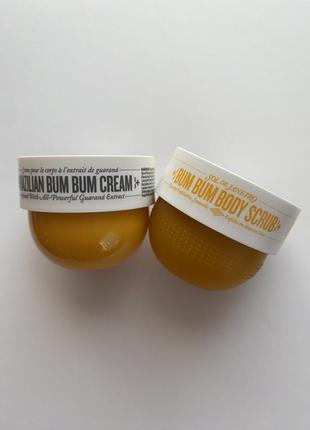 Скраб і крем для тіла набір sol de janeiro brazilian bum bum