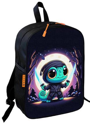 Рюкзак школьный детский дракон ниндзя 36х27 см  для мальчика (0372)