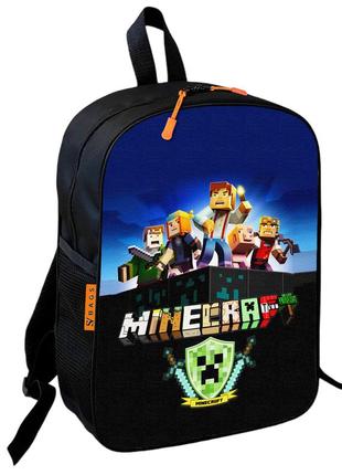 Рюкзак шкільний дитячий майнкрафт «minecraft» 36х27 см для хлопчика (0403)