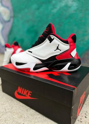 Nike jordan aura 4 white red money