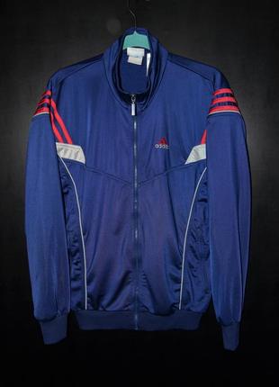 Олимпийка vintage adidas originals track top jacket zip multicolor size m