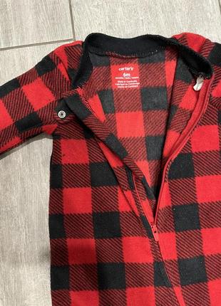 Новогодний рождественский флисовый человечек carter’s картерс