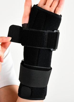 Бандаж на лучезапястный сустав и большой палец sd-59 фиксатор с алюминиевыми вставками left l|краща ціна|