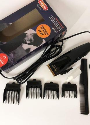 Машинка для стрижки волос magio mg-591, электробритва для головы, бритва для бороды|краща ціна|