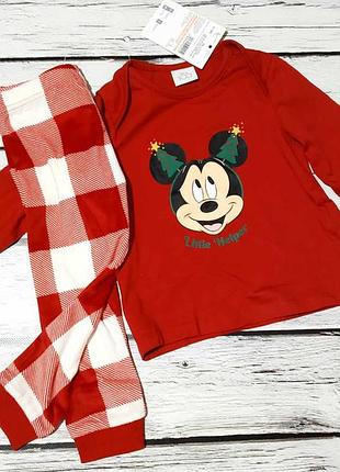 Дитяча новорічна піжама на хлопчика чи дівчинку комплект кофта штани костюм новорічний