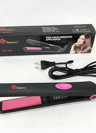 Щипці domotec ms-4908, випрямляч для волосся 2в1, стайлер для укладання, прасування для вирівнювання|краща ціна|