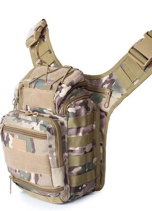 Сумка тактическая через плечо aokali outdoor a25 camouflage cp|краща ціна|