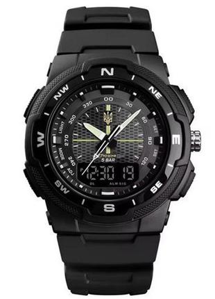 Часы наручные мужские skmei 4541/1454bkbk, часы наручные электронные тактические, модные мужские часы|краща