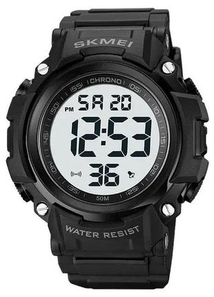 Часы наручные мужские skmei 1886bkwt, часы для мужчины. цвет: черный с белым циферблатом|краща ціна|