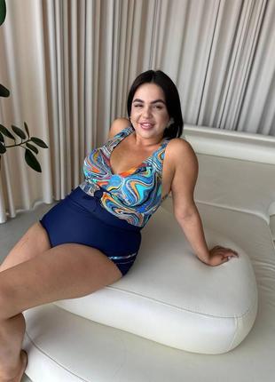 Цілісний стильний купальник красивий купальник купальник plus size