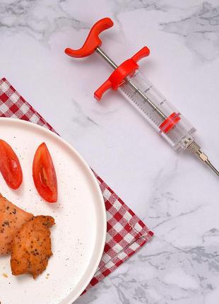 Кухонный шприц для маринования мяса и птицы, инжектор для соусов|краща ціна|