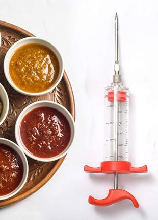 Кухонный шприц для маринования мяса и птицы, инжектор для соусов|краща ціна|