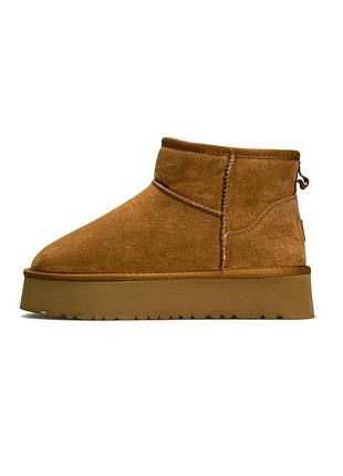 Ugg classic ultra mini platform cinnamon fur