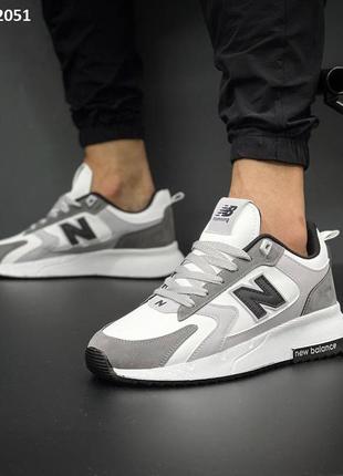 Мужские кроссовки new balance (світло сірі) 41