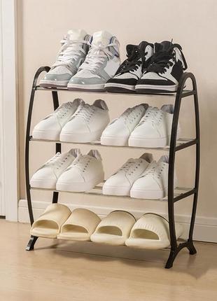 Полиця для взуття shoe rack 47 х 20 х 53 см 4 полиці (r97337)