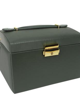 Скринька casegrace sp-01111 для прикрас і ювелірних виробів трирівнева з дзеркалом...