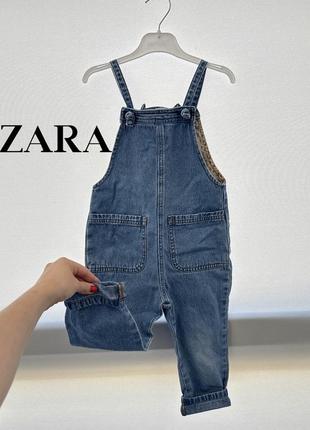 Джинсовый комбинезон zara на девочку 104 (3-4 года)