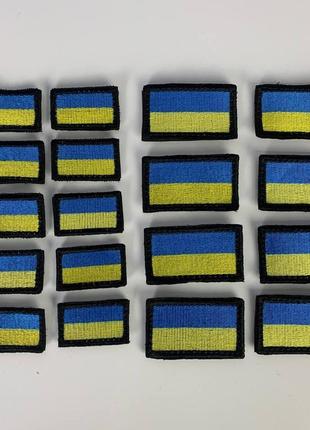 Шевроны прапор украины, военная аппликация, качественная военная нашивка на липучке