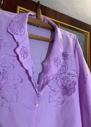 Лавандова сорочка блуза