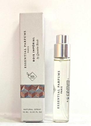 Парфюмированная вода пробник 10 мл. essential parfums bois imperial