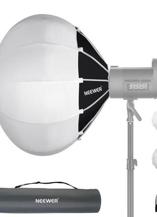 Сферический софтбокс шар neewer ns90l softbox quick release с креплением bowens диаметр 90см