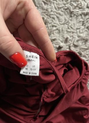 Мини платье для подростка shein на рост 146 см 3