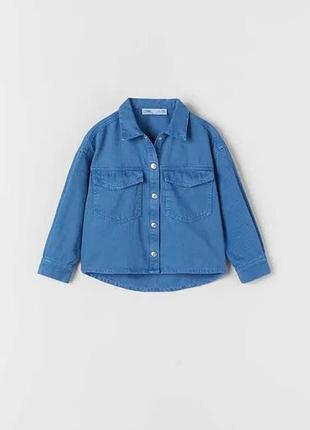 Джинсова сорочка zara