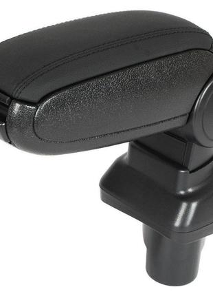 Ford tourneo connect 02-09 підлокітник комплект чорна pu шкіра + монтажний комплект