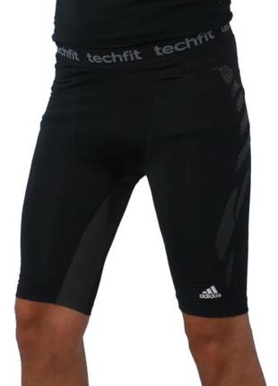 Продаю чоловічу компресійну білизну adidas techfit training, чорні шорти, розмір s