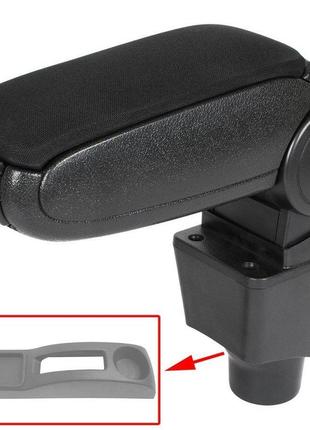 Dacia sandero 08-12 підлокітник чорна ткань + монтажний комлект дациа сандеро