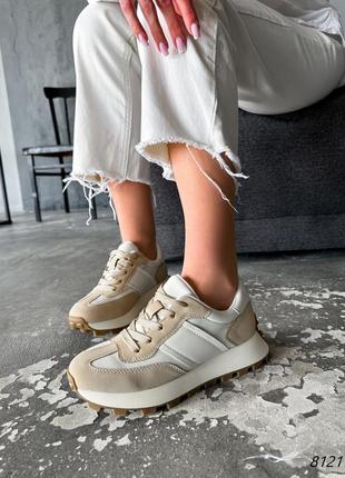 Кроссовки женские экокожа