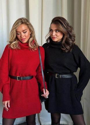 Вʼязана сукня ангора