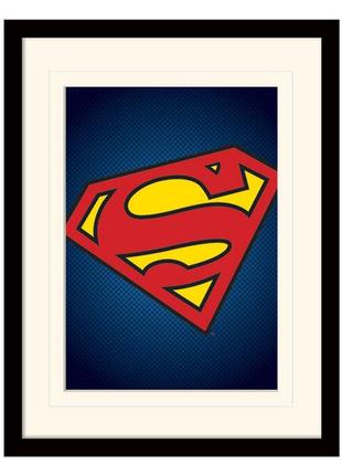 Постер у рамі "dc comics (superman symbol)"