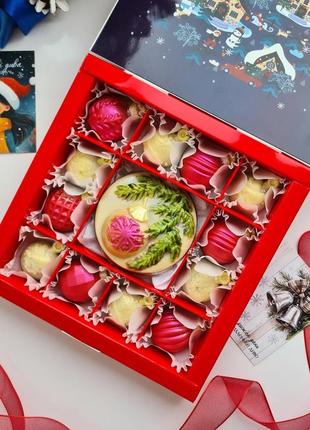 Шоколадний набір подарунок на новий рік ручна робота