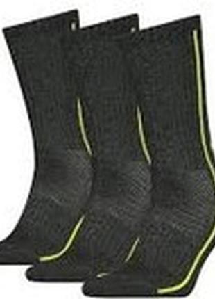 Шкарпетки head performance crew 3p unisex темно-сірий, жовтий уні 43-46