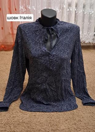 Шелковая блуза италия rosso35