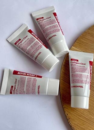 Очищающая пенка с коллагеном и лактобактериями medi-peel aesthe derma lacto collagen clear, 28 мл