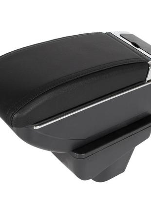 Suzuki vitara iii 2015 - підлокітник з ящиком чорна еко шкіра + монтажний комплект