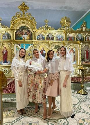 Платок в храм на крестины, венчание 🕊️🤍