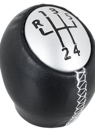 Renault trafic ii iii ручка кпп 5 передав чорна шкіра + срібло