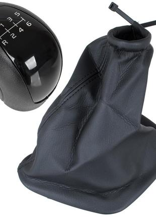 Mercedes vito / viano w639 03-10 ручка кпп чорна + симхол з рамою біла схема 6 ст.