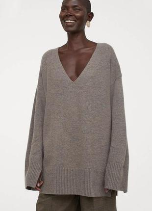 Светр h&m premium колекція з вовною мериноса