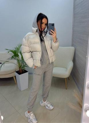 Зимняя куртка в стиле miu miu