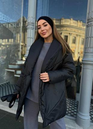 Зимова куртка на запах