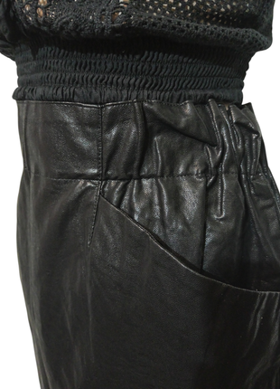 Юбка кожаная, zara. 4