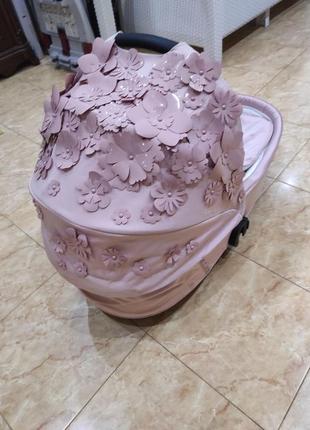 Коляска-люлька cybex 2.0 priam simply flowers rose