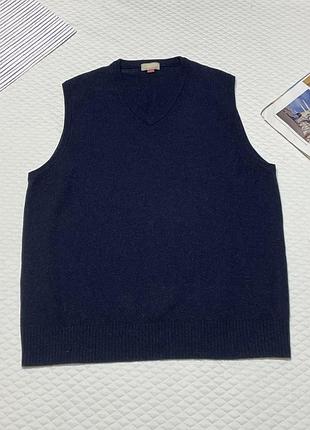 Теплий жилет / безрукавка з вовни відомого бренду john lewis men
